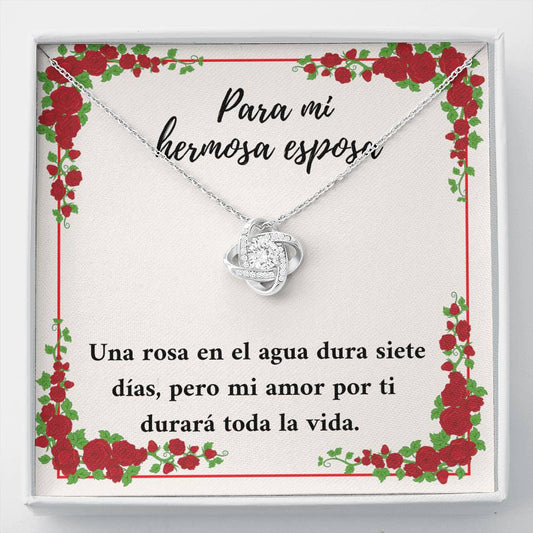 Para mi hermosa esposa mi amor por ti