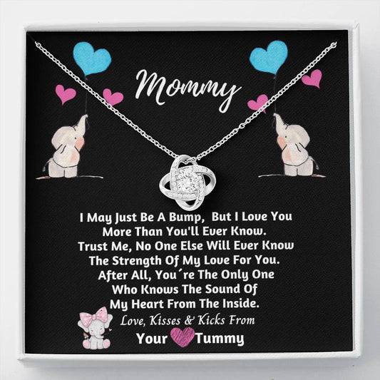 Mommy Knot Necklace- The Strength Of My Love For You.