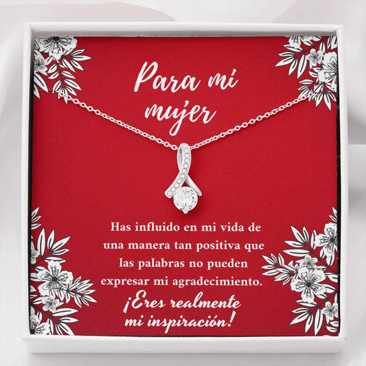 Para mi mujer eres mi inspiración