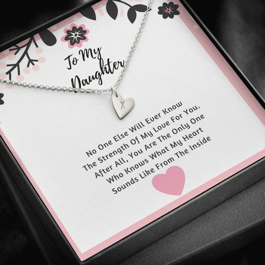 Daughter Hearts Necklace- The Strength Of My Love