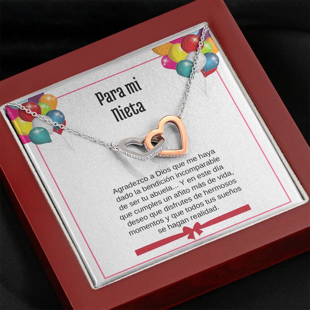 Para mi nieta - Feliz Cumpleaños agradezco a Dios por ser tu abuela