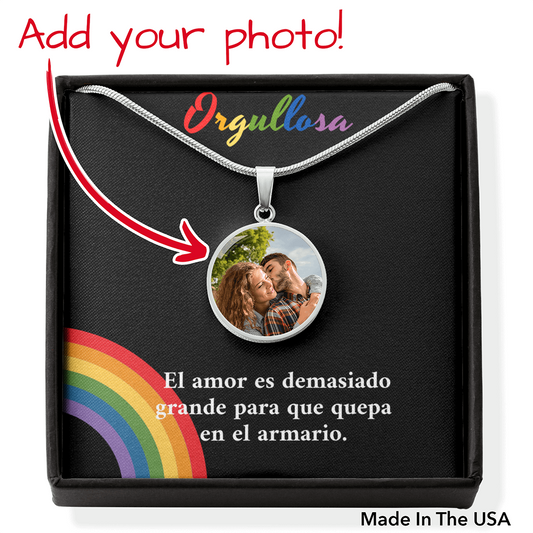 Collar Orgullo Gay  - El amor es demasiado grande