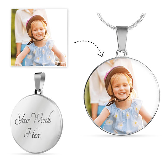 Buyer upload circle pendant