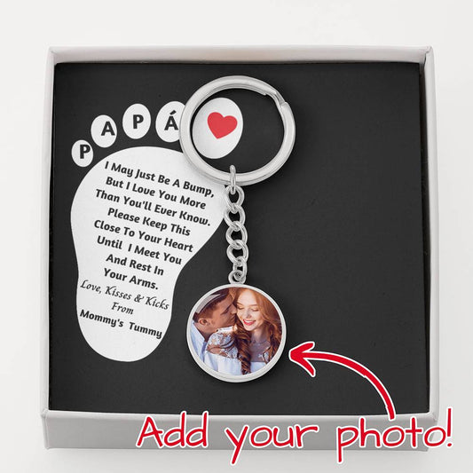 Papa I may just be a bump keychain