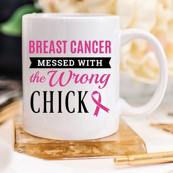 Breast Cancer Coffee Mug - Breast Cancer Messed
